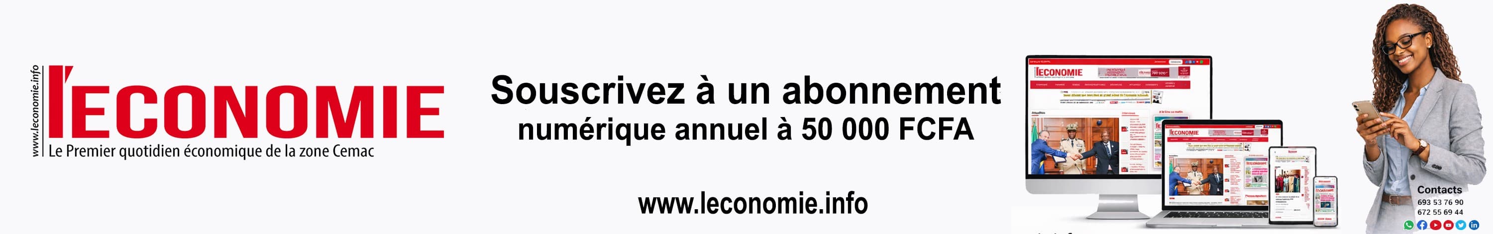 Souscrivez à un abonnement numérique annuel à 50 000 FCFA