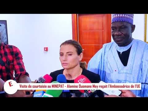 Yaoundé Visite de courtoisie au MINEPAT   Alamine Ousmane Mey reçoit l'Ambassadrice de l'UE