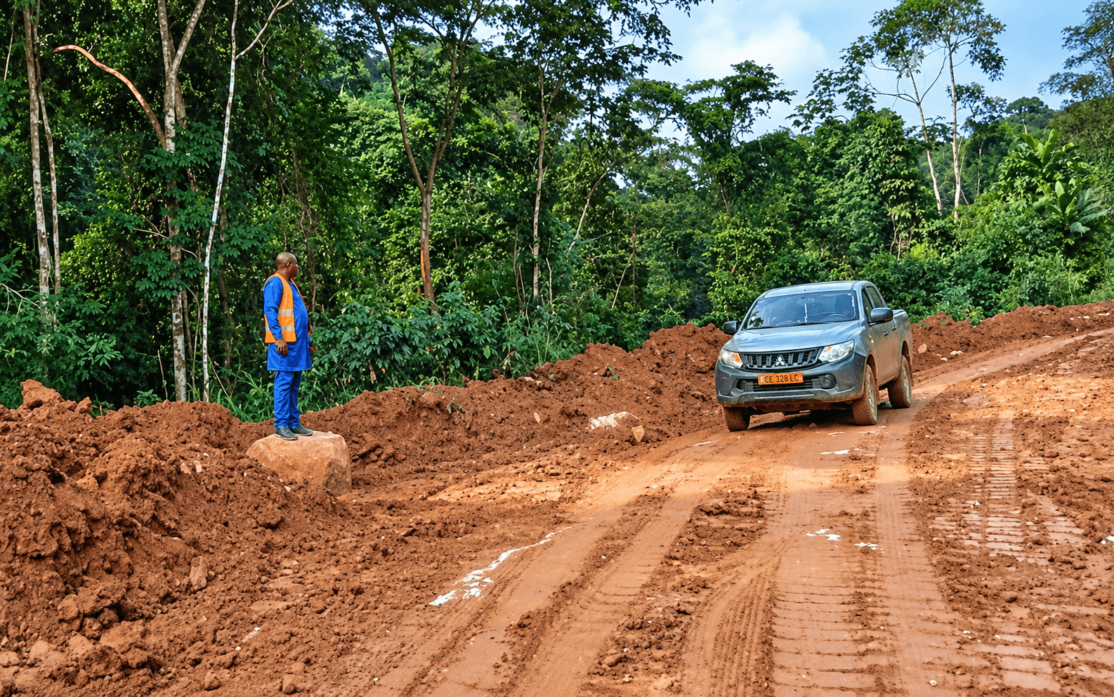 Route Olama-Kribi : Le tronçon Bingambo–Grandzambi accuse deux ans de retard