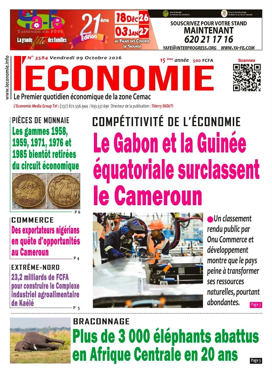 Dernière édition du journal L'Economie