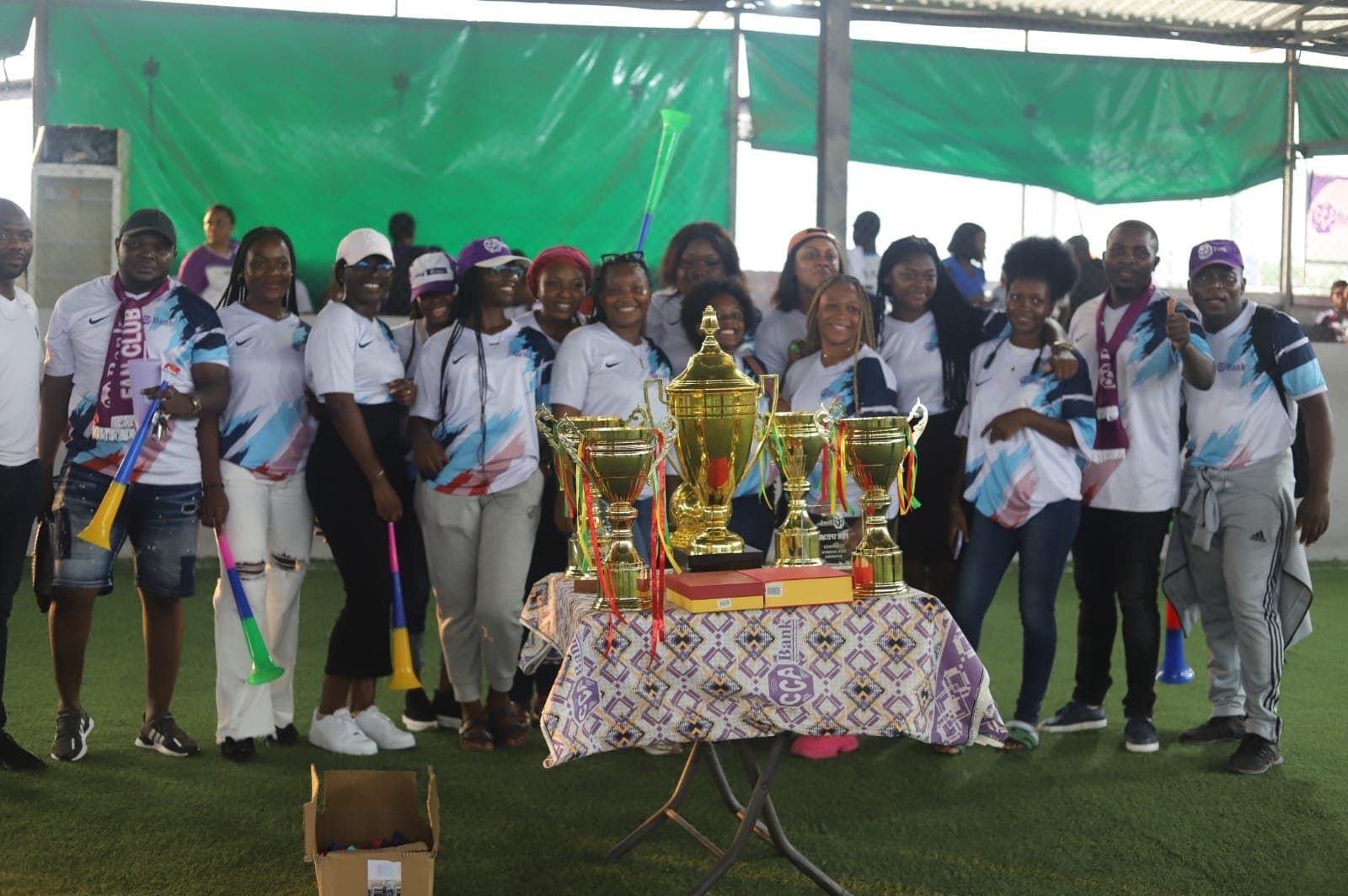 L’Équipe féminine de Football de CCA-BANK triomphe au Tournoi de la Solidarité féminine