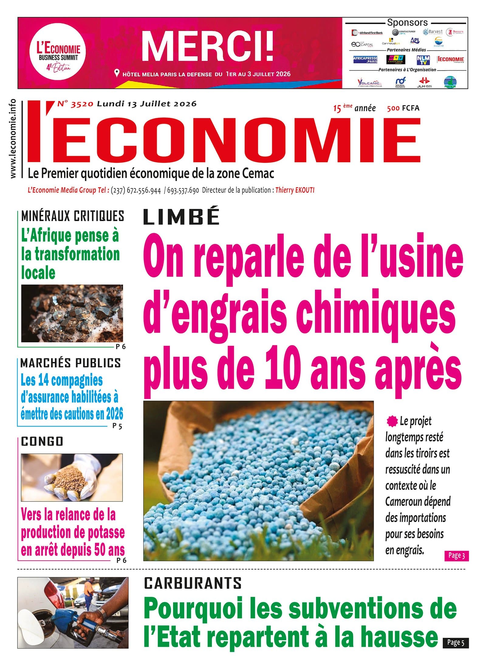 Couverture N°3520