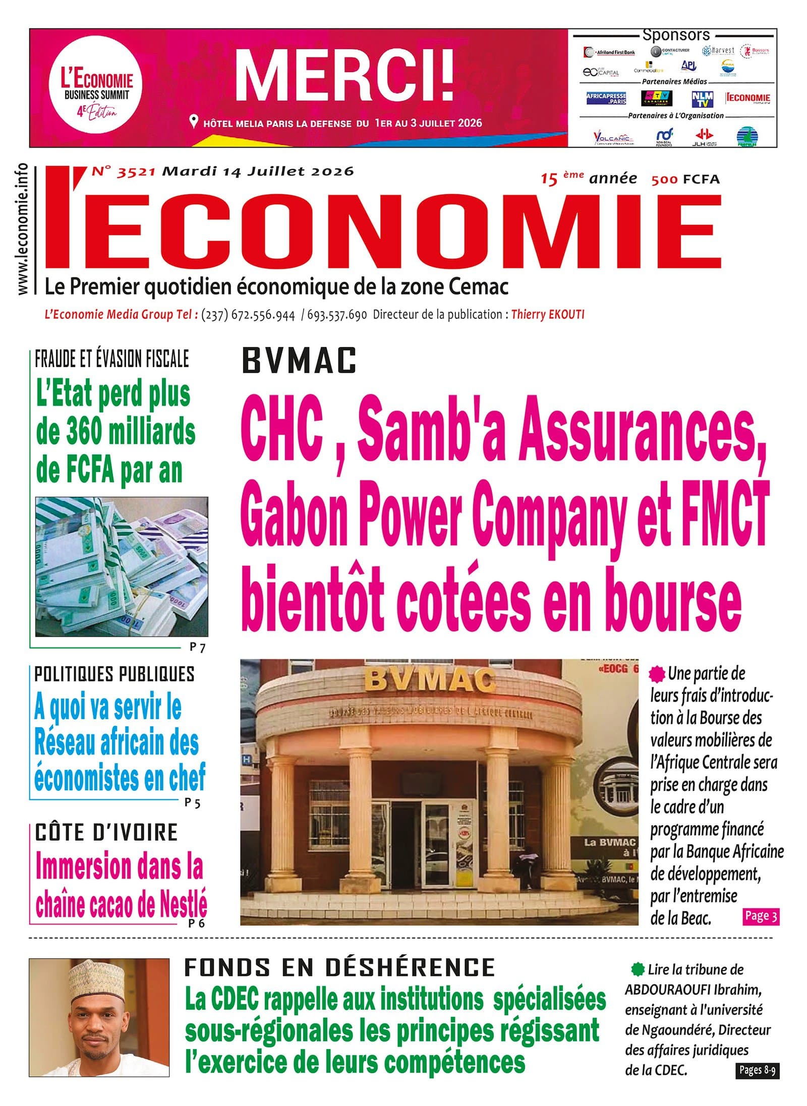Couverture N°3521