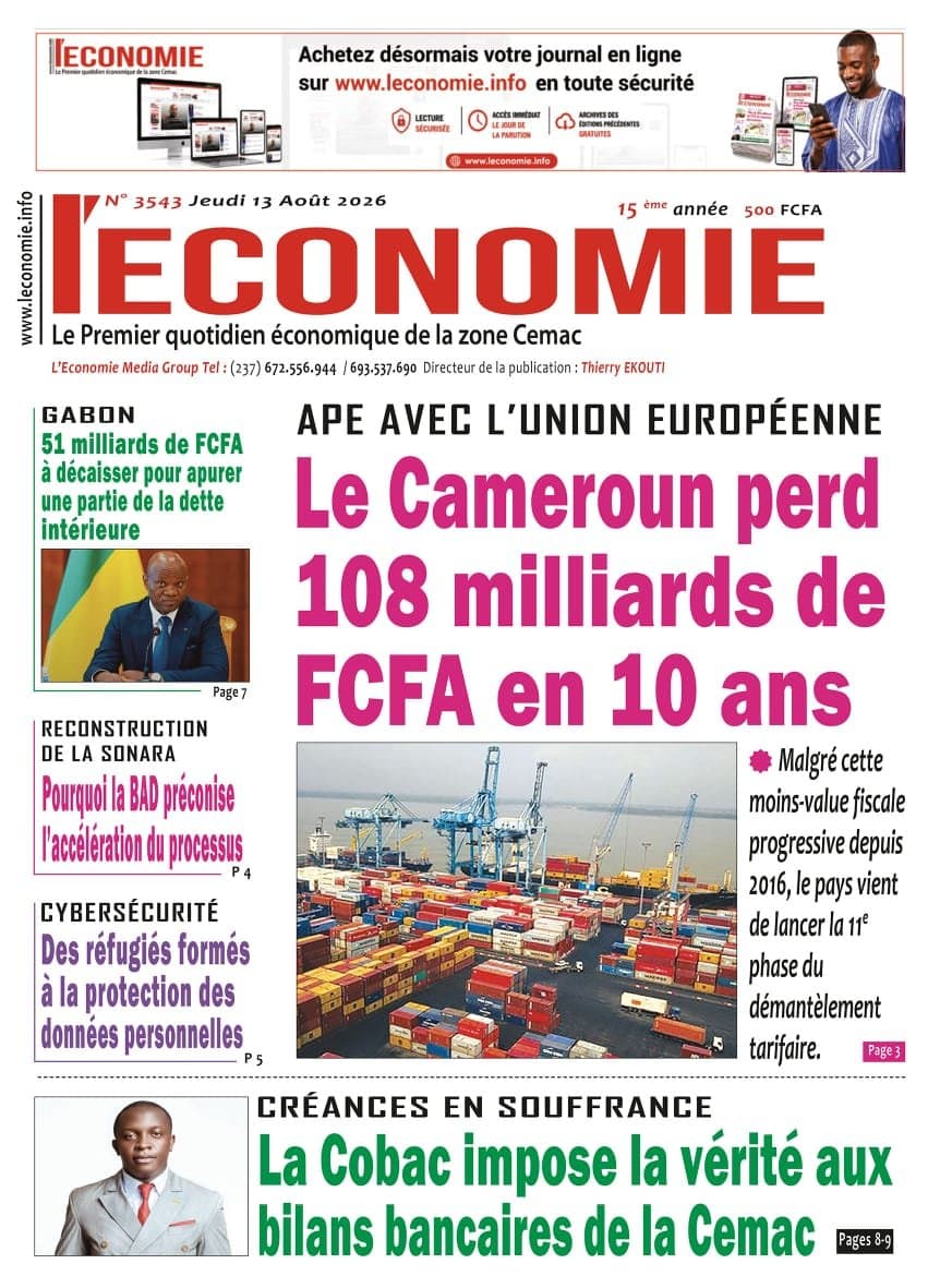 3543 L’Economie du Jeudi 13 Août 2026