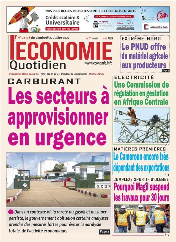 N°02398 du Vendredi 22 Juillet 2022