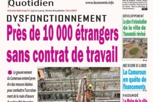 N° 02703 du Journal le quotidien L'Économie