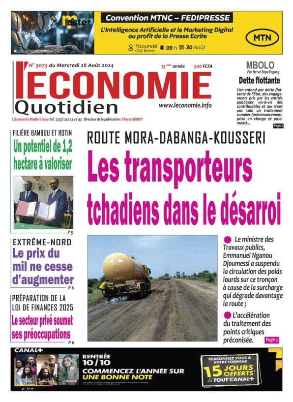 N°3073 du quotidien L'Economie