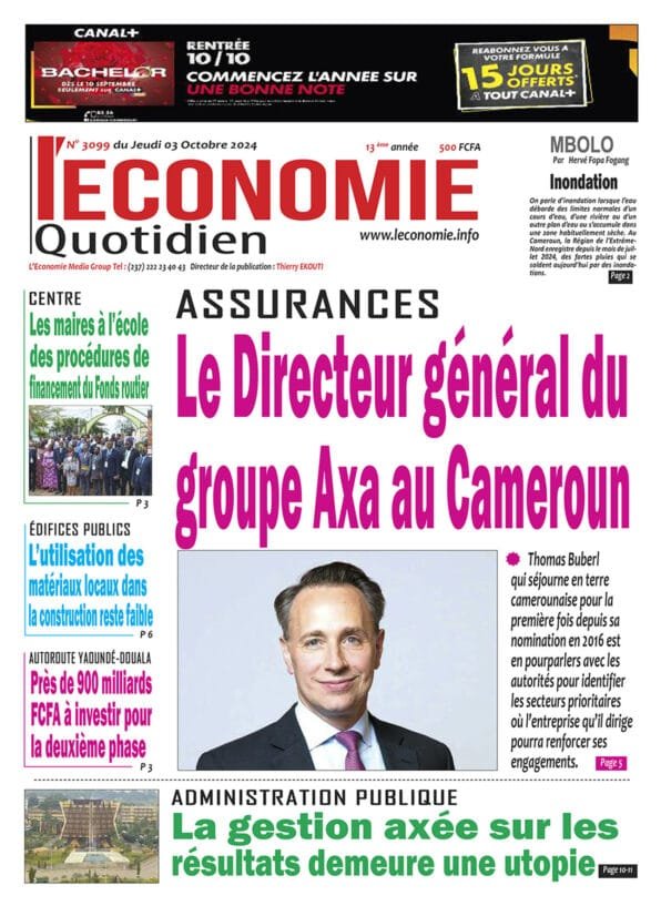 N°3099 du quotidien L'ECONOMIE