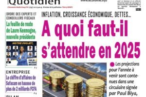 N°3116 du journal le quotidien l'ECONOMIE du Lundi 28 Octobre 2024