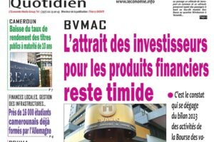 N°3118 du journal le quotidien L'économie ce Mercredi 30 Octobre 2024