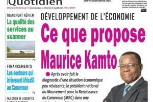 N°3120 du journal le quotidien l'Economie du 01 Novembre  2024