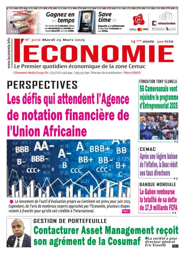 N°3210 Journal L'Economie du Lundi 25 Mars 2025