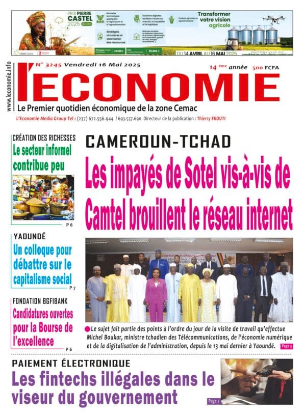 N° 3245Journal L'Economie du Vendredi 16 Mai 2025