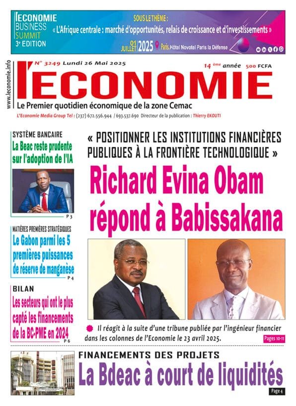 N°3249 Journal L'ECONOMIE du Lundi 26 Mai 2025