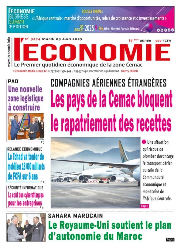 N°3254 Journal L'Economie du Mardi 03 Juin 2025