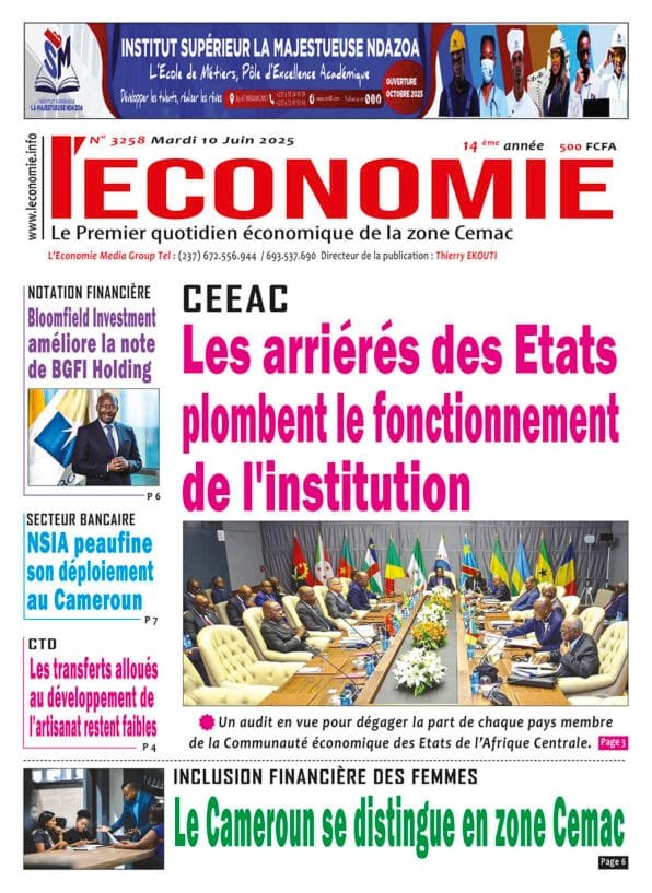 N°3258 du Journal L'ECONOMIE du Mardi 10 Juin 2025