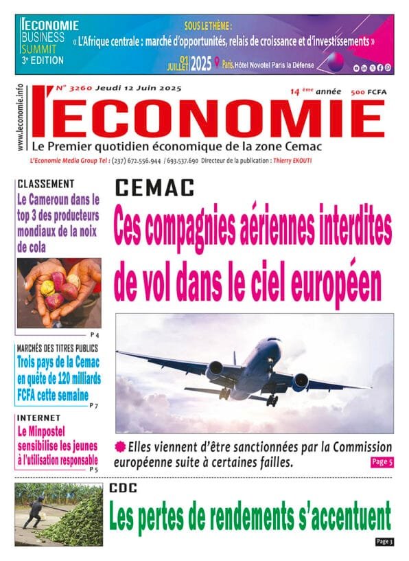 N°3260 Journal L'ECONOMIE du Jeudi 12 Juin 2025