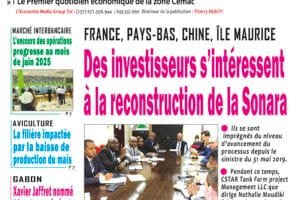 N°3266 du Journal L'Economie du Vendredi 20 Juin 2025