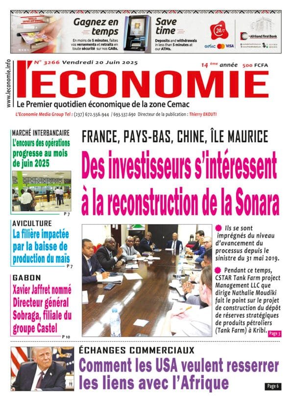 N°3266 du Journal L'Economie du Vendredi 20 Juin 2025