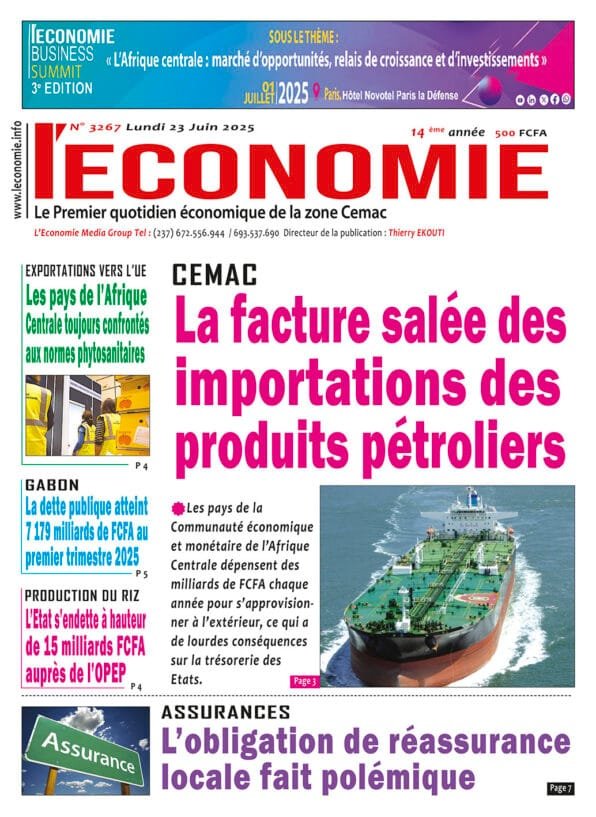 N°3267  Journal L'ECONOMIE du lundi 23 Juin 2025