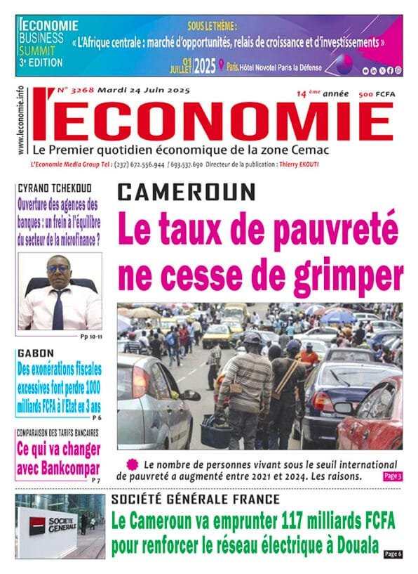 N°3268 du Journal L'Economie du Mardi 24 Juin 2025