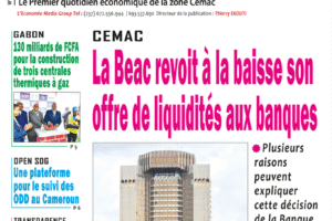 N°3330 du journal L'Economie du Vendredi 19 Septembre 2025