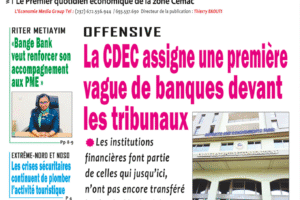 N°3335du journal L'Economie du Vendredi 26 Septembre 2025