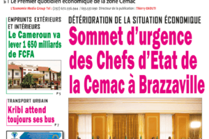 N°3405 du journal LEconomie-du-22-Janvier-2026